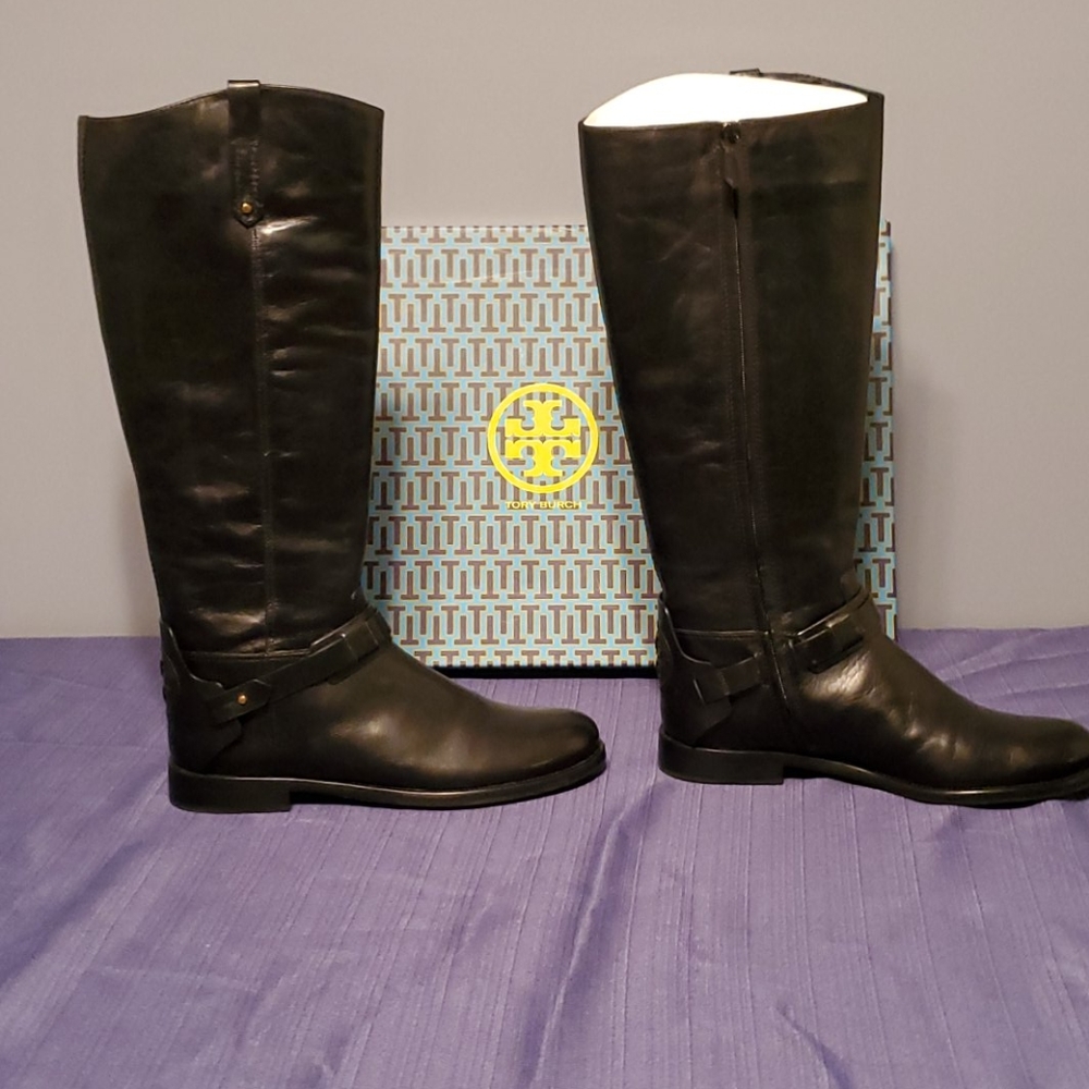 Tory Burch Colton Riding Boot Galleon size 11 - Picture 3 of 8